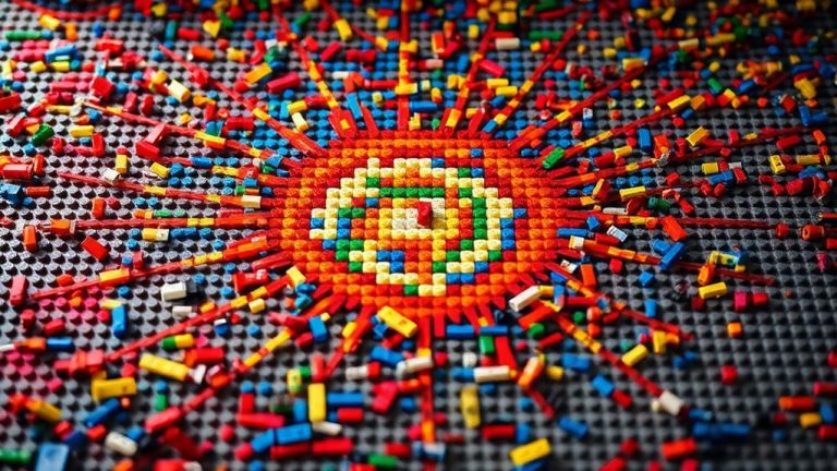 creative lego mosaic kits