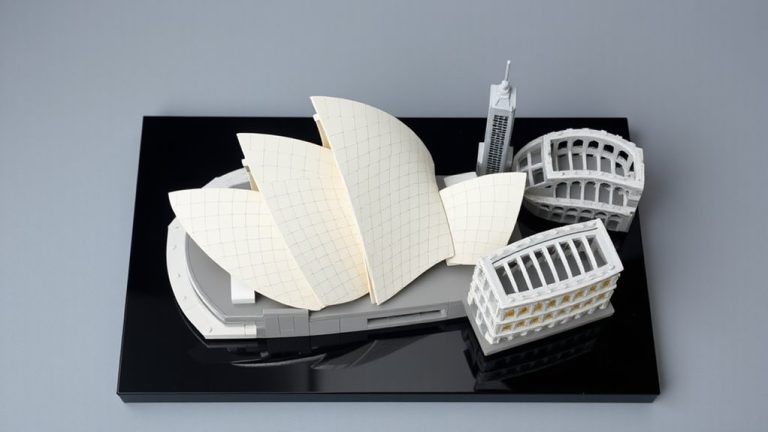 lego architectural wonders replica