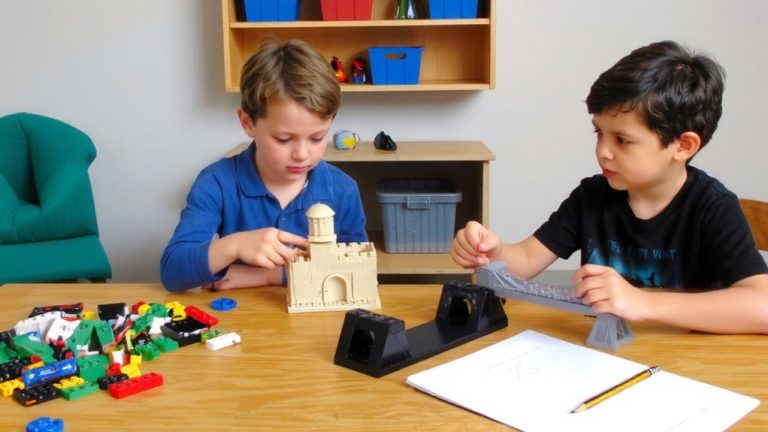 lego challenges with peer feedback