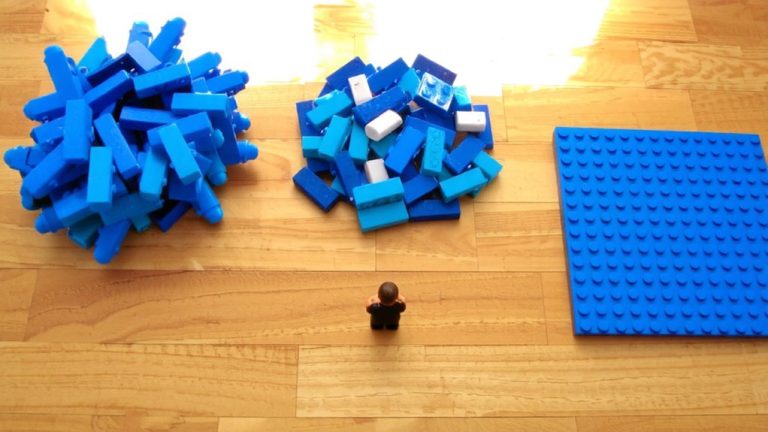 lego kinesthetic matter models