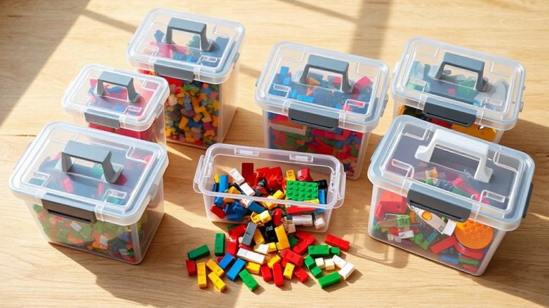 lego storage with handles