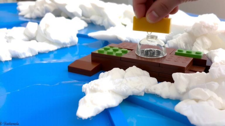 lego water cycle modeling