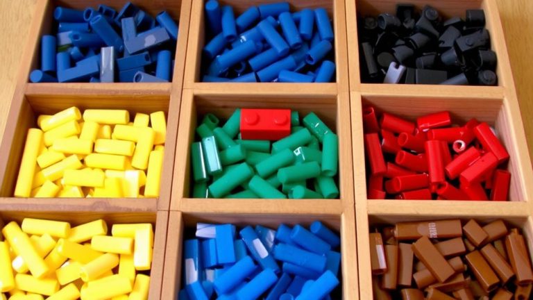 sort legos by color