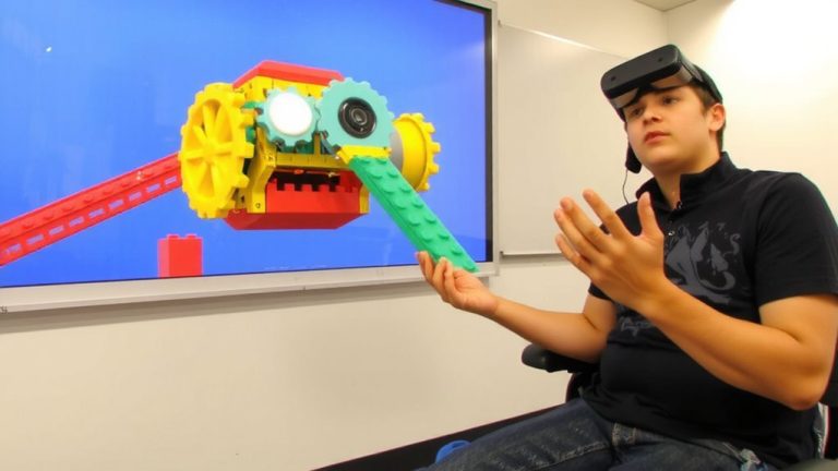 virtual lego physics education